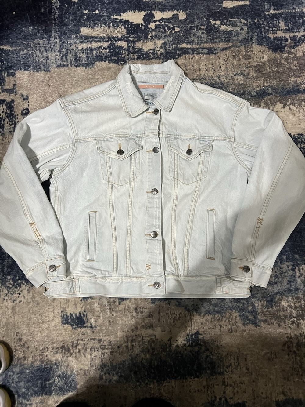 Size S-Ksubi Classic Denim Jacket Light Blue Men’s Excellent